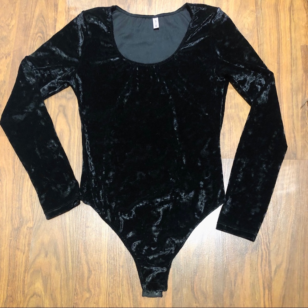 NWOT Velvet Bodysuit